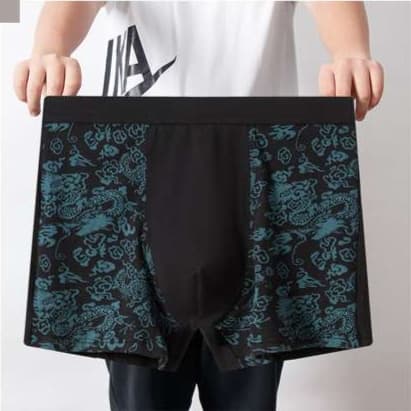 下着 メンズ 伝統祥雲柄 高級シルエット ボクサーパンツ