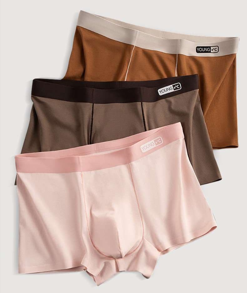 下着 メンズ シームレス 無縫製 快適ボクサーパンツ