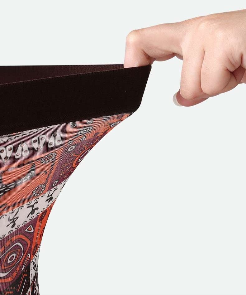 下着 メンズ モダンアート柄 ストレッチボクサーパンツ