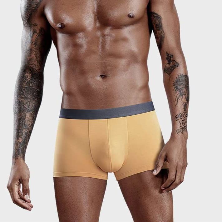 下着 メンズ 無縫製 超伸縮 シームレスボクサーパンツ