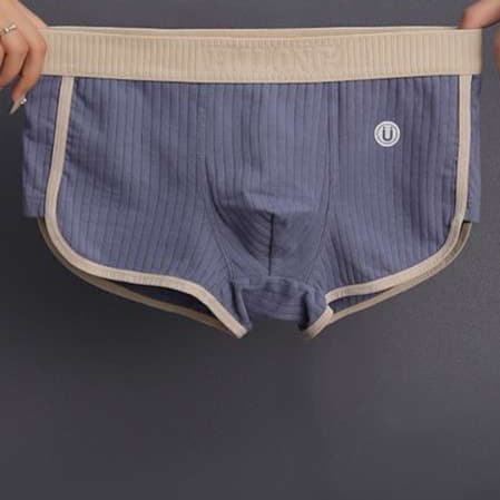 下着 メンズ しなやか快適リブ編みトランクス