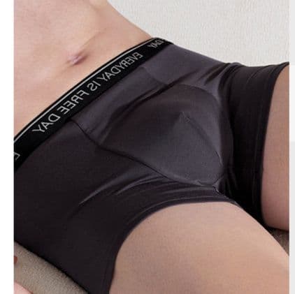 下着 メンズ 極上シルク風快適ボクサーパンツ