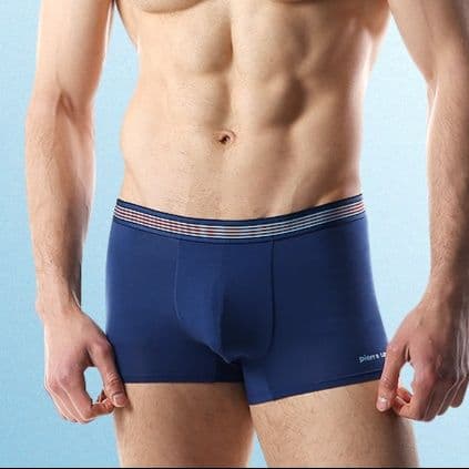 下着 メンズ シルキータッチボクサーパンツ