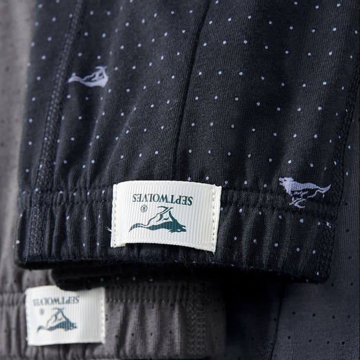 下着 メンズ 純綿ドット柄快適トランクス