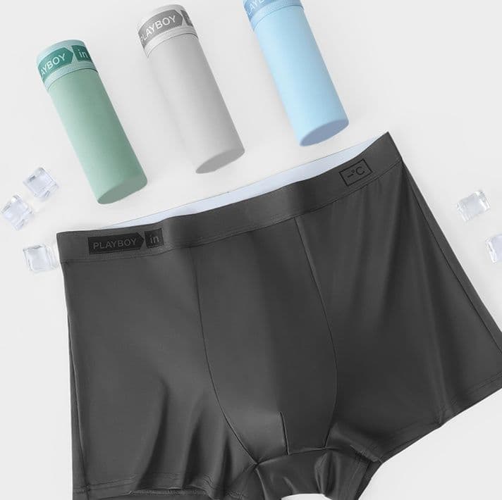 メンズ下着 シルクボクサーパンツ