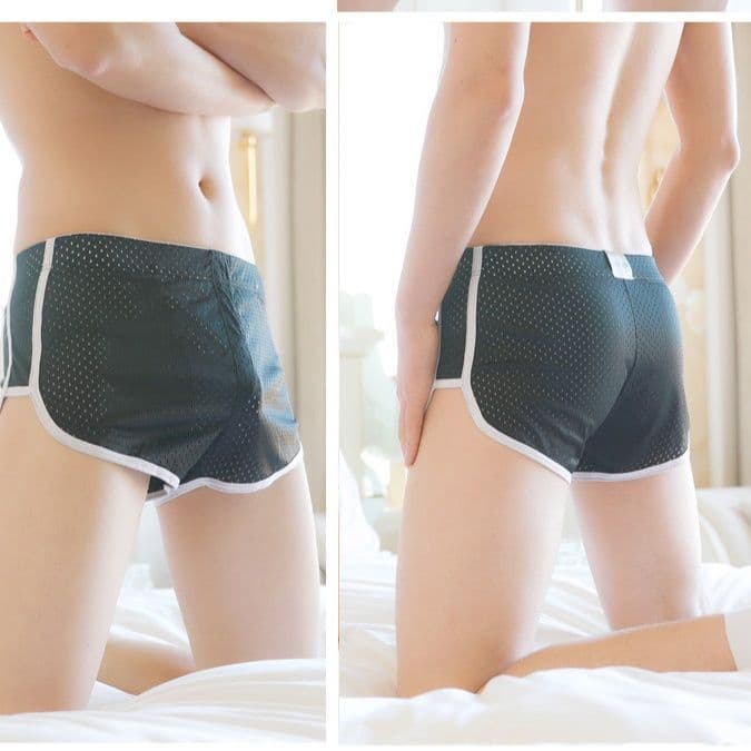 下着 メンズ 三次元立体裁断通気性メッシュトランクス