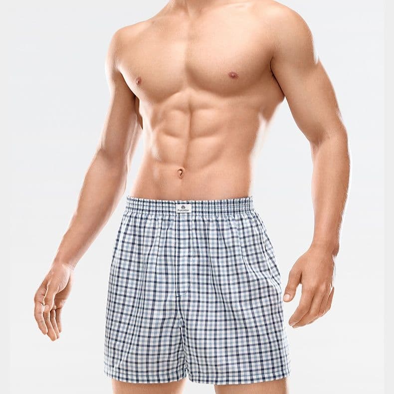 下着 メンズ 立体設計純綿織り地トランクス