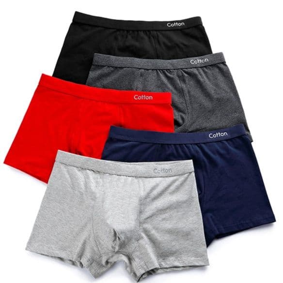 メンズ 下着  綿混紡ボクサーパンツ