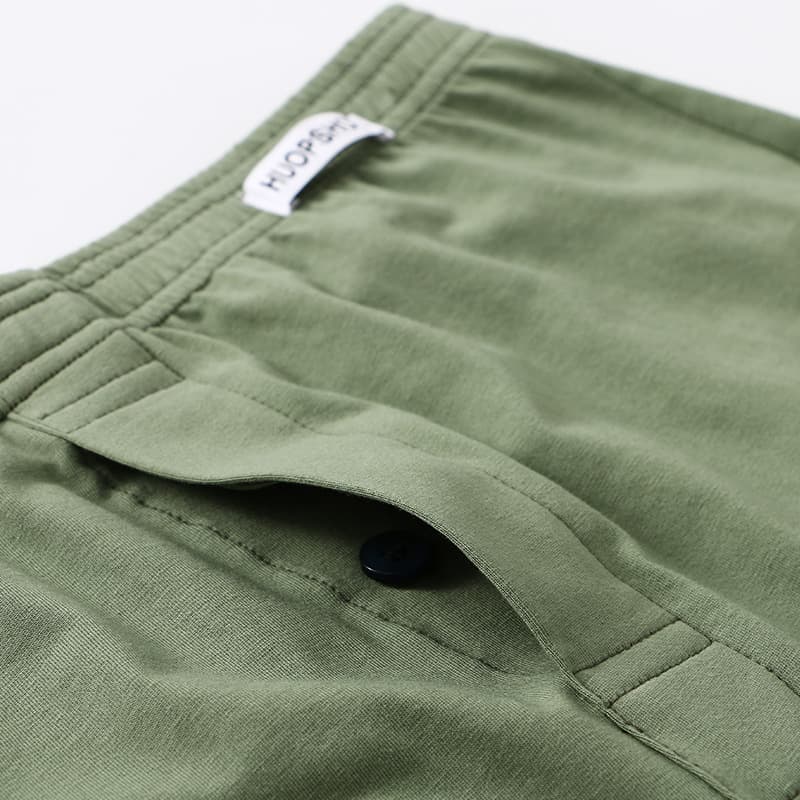 メンズ 下着  綿混素材快適フィットトランクスパンツ