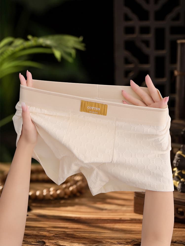 下着 メンズ 快適シルエット 上質綿混ボクサーパンツ