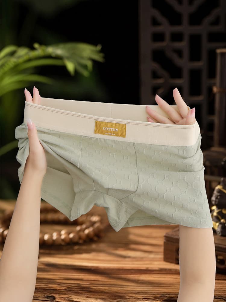 下着 メンズ 快適シルエット 上質綿混ボクサーパンツ