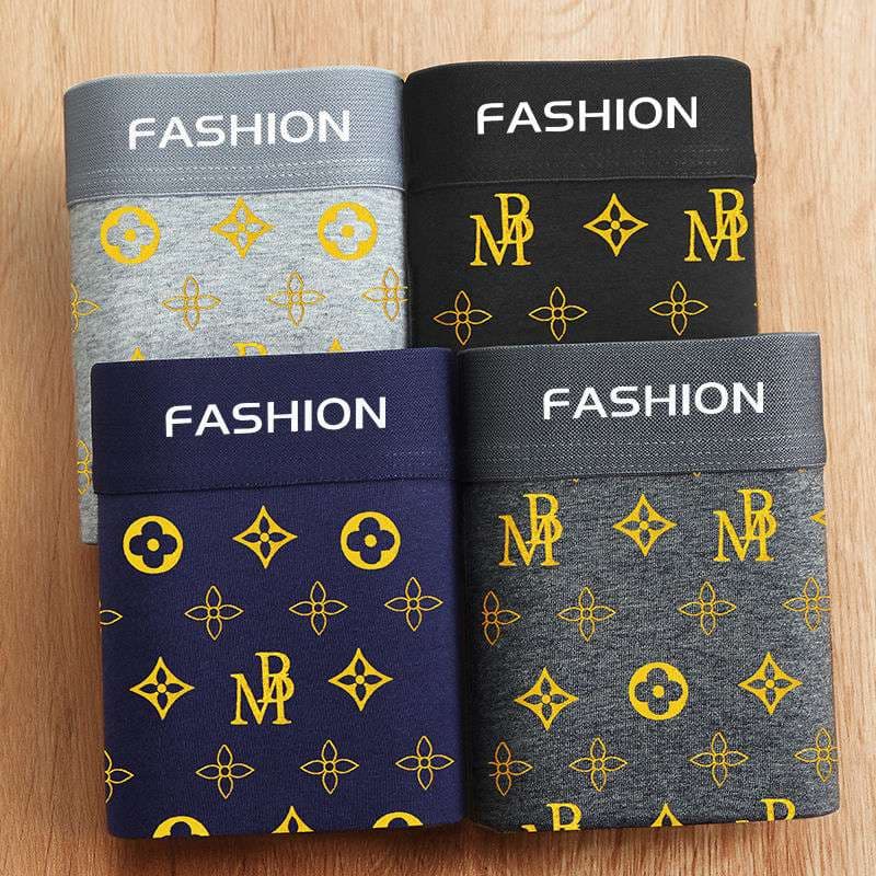 下着 メンズ 幾何学模様 ストレッチ ボクサーパンツ