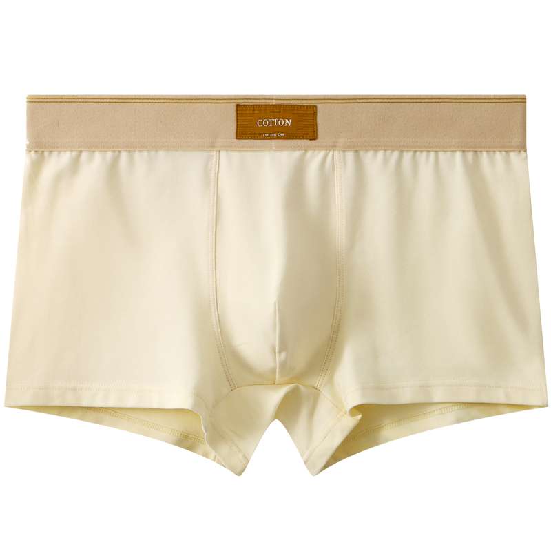 下着 メンズ シルキー肌触り 綿素材ボクサーパンツ