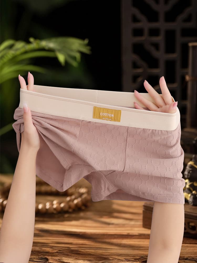 下着 メンズ 快適シルエット 上質綿混ボクサーパンツ